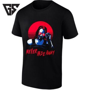 Johnny Silverhand Never Fade Away Retro T-Shirt