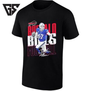 Josh Allen Buffalo Bills Football NFL Quarterback T-Shirt