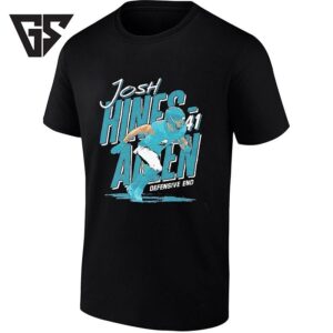Josh Hines-Allen 41 Defensive End Distressed T-Shirt