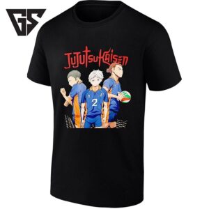 Jujutsu Kaisen Haikyuu Karasuno Team Members T-Shirt