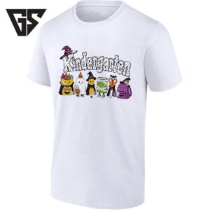 Kindergarten Halloween School Supplies Teacher T-Shirt