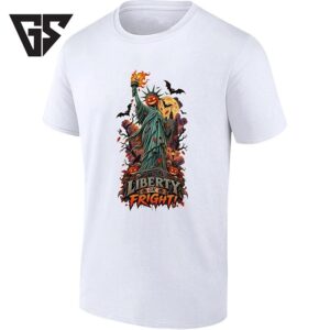 Liberty Or Fright Halloween Statue Of Liberty T-Shirt