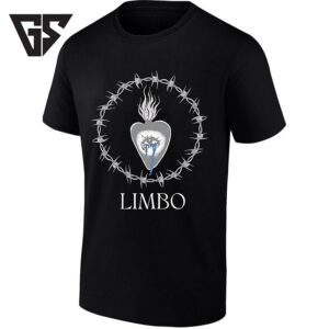 Limbo Crying Eye Heart With Barbed Wire T-Shirt