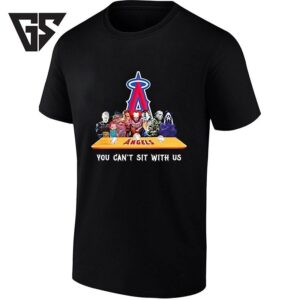 Los Angeles Angels Horror Movie Characters You Can’t Sit With US T-Shirt