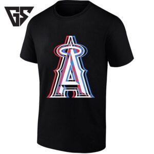 Los Angeles Angels Tri Color Logo Mlb Baseball T-Shirt