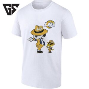 Los Angeles Rams X Snoopy And Woodstock Dancing With Pop Rock T-Shirt