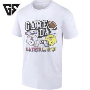 Louisiana Tech Vs Lsu Game Day September 12 2026 At Tiger Stadium T-Shirt