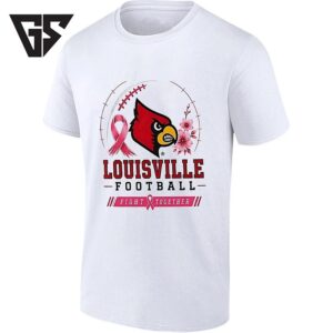 Louisville Cardinals Football Fight Together Breast Cancer Awareness T-Shirt
