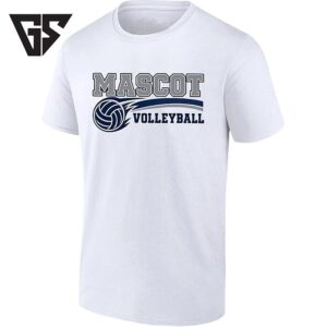Mascot Volleyball Team Sports T-Shirt