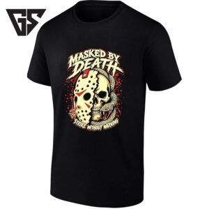 Masked By Death Strike Without Warning Jason Voorhees Horror T-Shirt