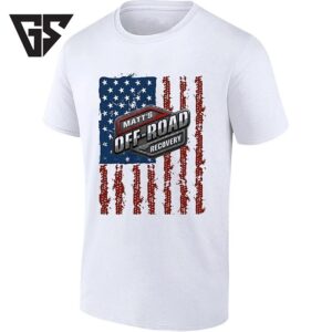 Matt’s Off-Road Recovery American Flag 4×4 T-Shirt