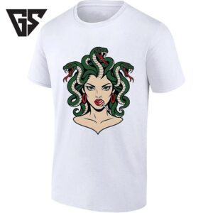 Medusa With Snakes And Lollipop Greek Mythology T-Shirt