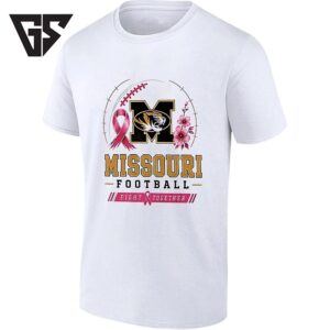 Missouri Tigers Football Fight Together Breast Cancer Awareness T-Shirt
