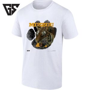 Mizzou Tigers Paw Logo College Sports NCAA T-Shirt