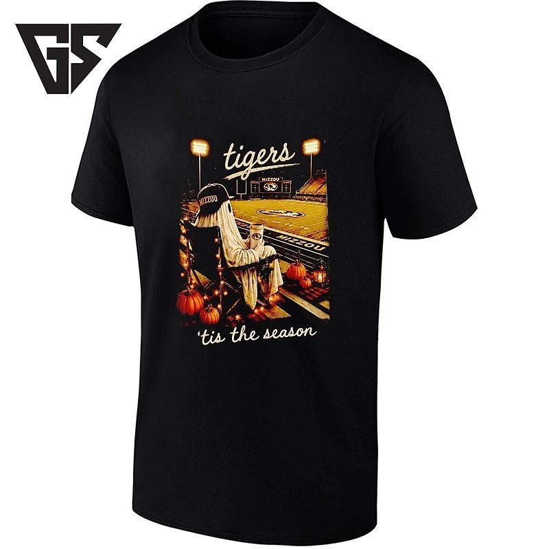 Mizzou Tigers ’tis The Season Ghost Football Fan T-Shirt Mizzou Tigers ’tis The Season Ghost Football Fan T-Shirt