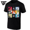 Naruto Hokage Characters Anime Konoha Ninja T-Shirt