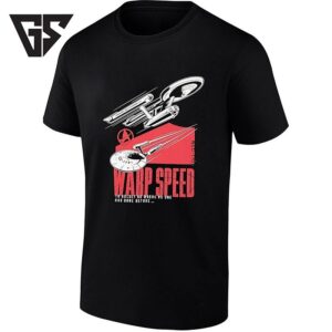 Ncc 1701 Warp Speed To Boldly Go Where No One Has Gone Before T-Shirt
