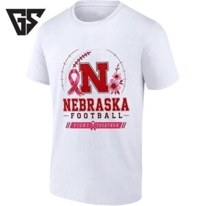 Nebraska Cornhuskers Football Fight Together Breast Cancer Awareness T-Shirt