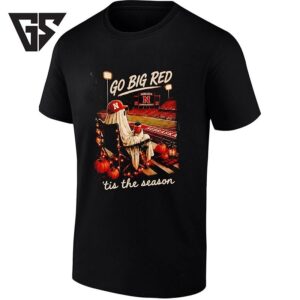 Nebraska Cornhuskers Go Big Red ’tis The Season Ghost T-Shirt