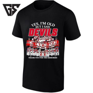 New Jersey Devils Greatness Thank You For The Memories Signature T-Shirt
