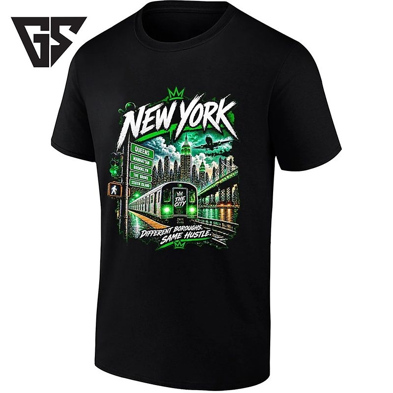 New York The City Different Boroughs Same Hustle T-Shirt New York The City Different Boroughs Same Hustle T-Shirt