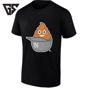 New York Yankees Poop Emoji Logo Nyy Mlb T-Shirt