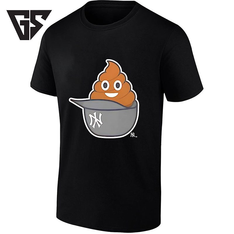 New York Yankees Poop Emoji Logo Nyy Mlb T-Shirt New York Yankees Poop Emoji Logo Nyy Mlb T-Shirt