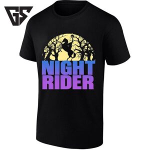 Night Rider Headless Horseman Halloween Silhouette T-Shirt