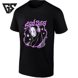 No Face Sad Song Anime Aesthetic Spirited Away T-Shirt
