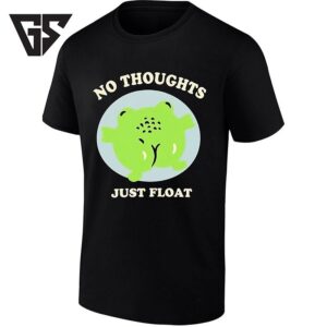 No Thoughts Just Float Frog T-Shirt