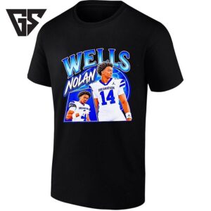 Nolan Wells Dreamathon 14 Football Player T-Shirt