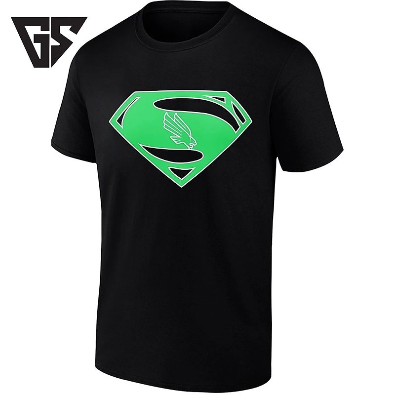 North Texas Mean Green Superman Logo Unt T-Shirt North Texas Mean Green Superman Logo Unt T-Shirt