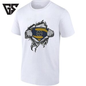 Notre Dame Fighting Irish Superman Logo T-Shirt