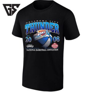 Oklahoma City Thunder Est 2008 NBA Western Conference T-Shirt