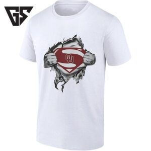 Oklahoma Sooners Superman Logo Ou College Football T-Shirt