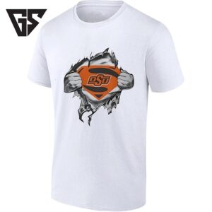 Oklahoma State University Superman Logo T-Shirt