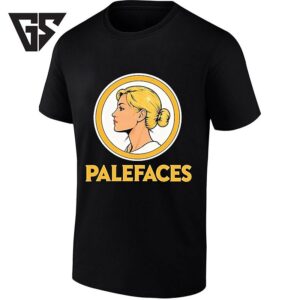 Palefaces Blonde Woman Profile Minimalist Art T-Shirt