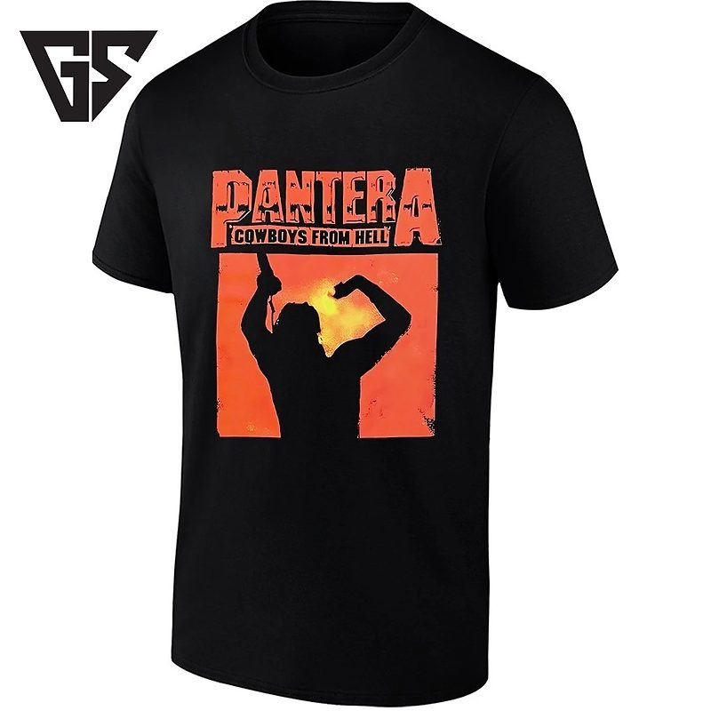 Pantera Cowboys From Hell Heavy Metal Band T-Shirt Pantera Cowboys From Hell Heavy Metal Band T-Shirt