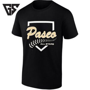 Paseo All Stars Baseball Sports Team Athletic T-Shirt