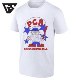 Pca Chicago Baseball Cartoon Player T-Shirt
