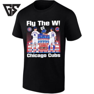 Pete Crow Armstrong And Shota Imanaga Chicago Cubs Fly The W Signature T-Shirt