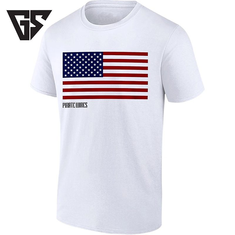 Pirate Wires American Flag USA Patriotic T-Shirt Pirate Wires American Flag USA Patriotic T-Shirt