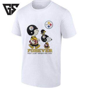 Pittsburgh Steelers Forever Not Just When We Win Charlie Brown And Snoopy T-Shirt