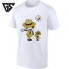 Pittsburgh Steelers X Snoopy And Woodstock Dancing With Pop Rock T-Shirt