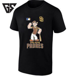Popeye San Diego Padres Flexing Baseball T-Shirt
