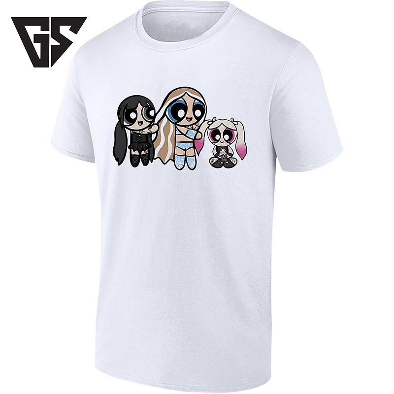 Powerpuff Girls Style Trio Cartoon Nostalgia T-Shirt Powerpuff Girls Style Trio Cartoon Nostalgia T-Shirt