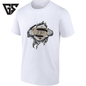Purdue Boilermakers Superman Chest Reveal T-Shirt