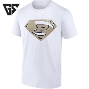 Purdue Boilermakers Superman Logo NCAA College Sports T-Shirt