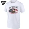 Rattlesnake American Flag Cowboy Boots T-Shirt