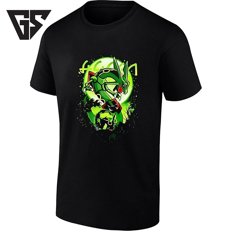 Rayquaza Green Moon Pokemon Dragon Type T-Shirt Rayquaza Green Moon Pokemon Dragon Type T-Shirt